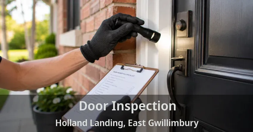 Door Inspection Holland Landing, East Gwillimbury - ON