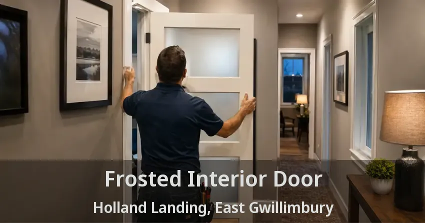 Frosted Interior Door Holland Landing, East Gwillimbury - ON