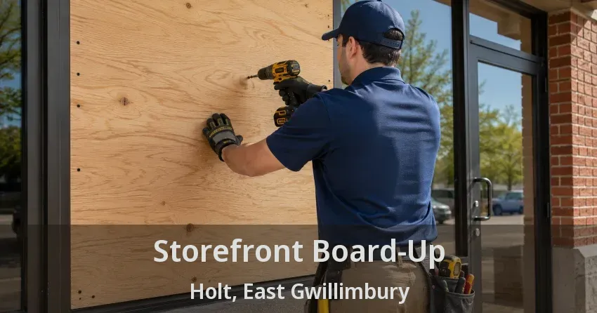 Storefront Board-Up Holt, East Gwillimbury - ON