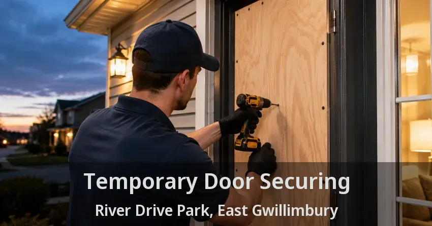 Temporary Door Securing River Drive Park, East Gwillimbury - ON