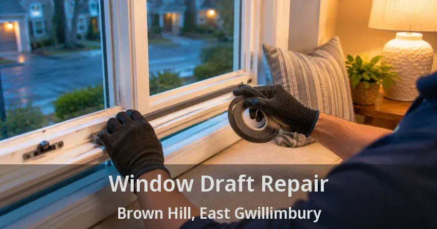 Window Draft Repair Brown Hill, East Gwillimbury - ON