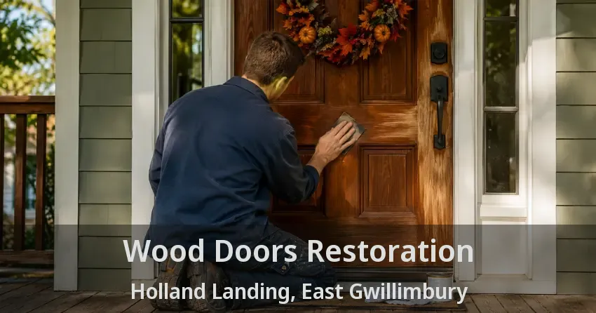 Wood Doors Restoration Holland Landing, East Gwillimbury - ON