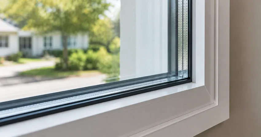 technician replacing window weatherstripping in Sharon, East Gwillimbury home