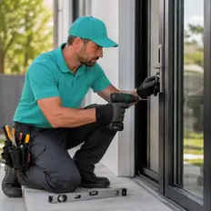 A completed window replacement job